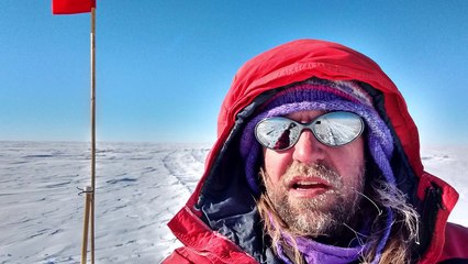 The Expedition in One of the Most Barren Landscapes on Earth