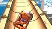 Nursery Rhymes Disney cars Lightning McQueen & Tow Mater & Mater Stunt Rocket