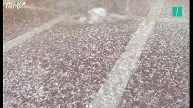 Les images des violents orages qui s'abattent sur les départements en vigilance orange