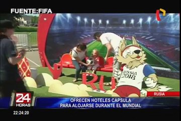 Rusia: ofrecen hoteles cápsula para alojarse durante el Mundial