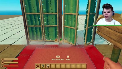 BUILD WORLDS BIGGEST RAFT HOTEL CHALLENGE! (Raft)