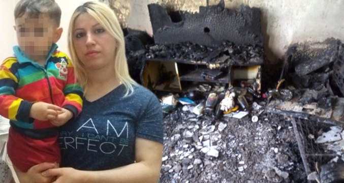 Boşanma Aşamasında Olduğu Eşinin Annesinin Evine Ateş Edip Molotof Kokteyli Attı