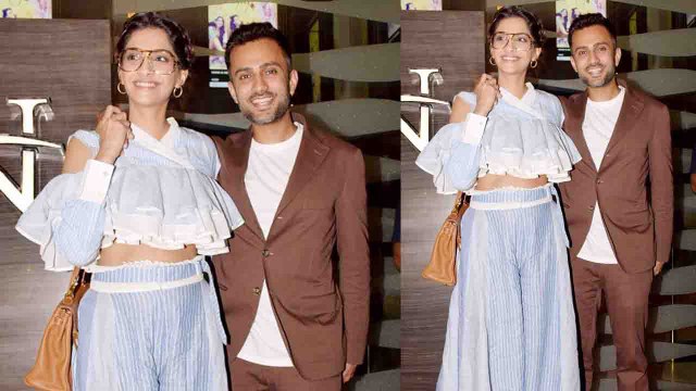 Sonam Kapoor और Anand Ahuja Veere Di Wedding की स्क्रीनिंग में दिखे साथ । वनइंडिया हिंदी