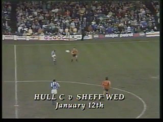 Hull City - Sheffield Wednesday 12-01-1991 Division Two