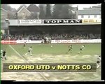 Oxford United - Notts County 12-01-1991 Division Two