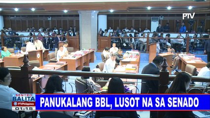 #SentroBalita: Panukalang BBL, lusot na sa Senado