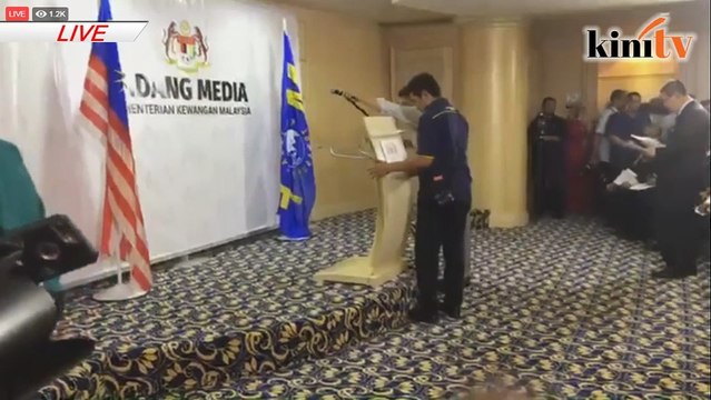 LIVE: Sidang media Menteri Kewangan
