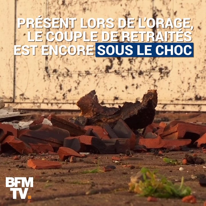 Toiture foudroyée, ruisseau de grêle... Les images des dégâts après de nouveaux orages