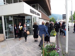 Le tribunal d'Albertville évacué pour un exercice : les pompiers sur place