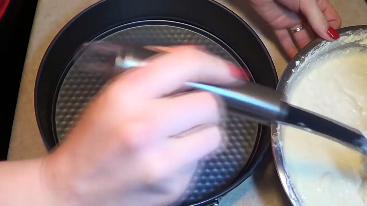 Творожный торт-суфле с вишней. Торт на скорую руку