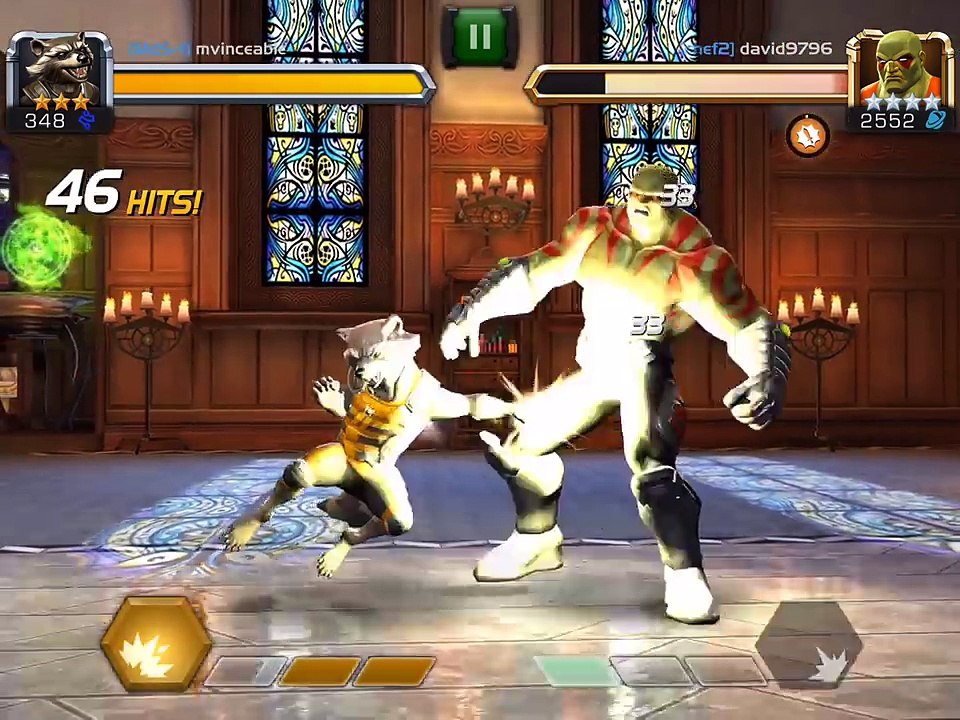 Rocket Raccoon vs. Drax | Marvel Contest of Champions