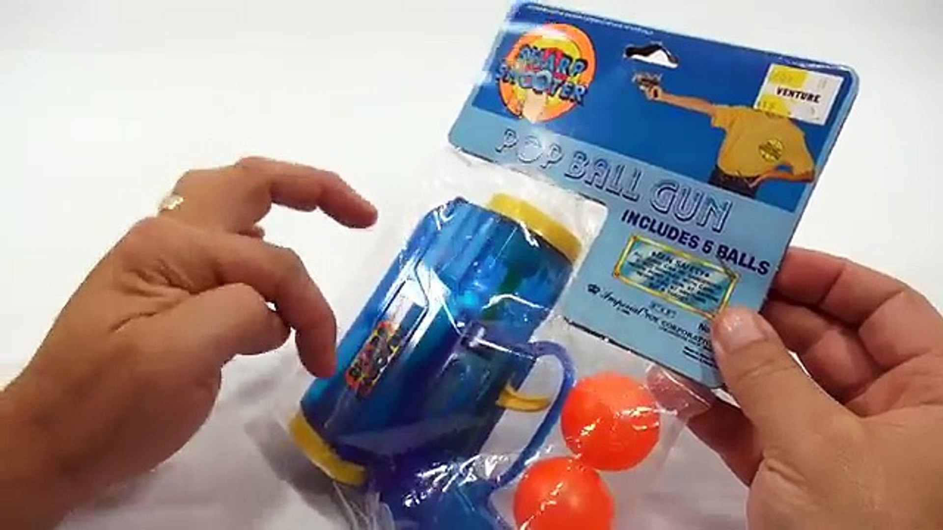 Sharp Shooter Ping Pong Ball Pop Gun, Imperial Toys - video Dailymotion