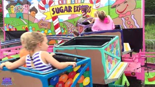 Kids Carnival Rides Amusement Park Fun Fair Ride for Children W/ Play Doh Girl and Fun Fory