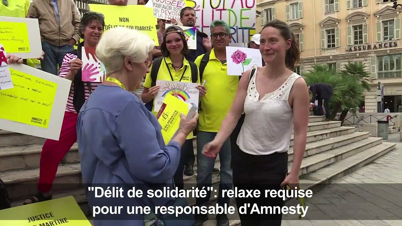 Relaxe requise pour une responsable d'Amnesty
