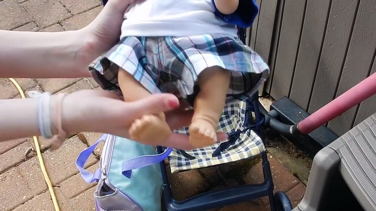 Feeding Baby Alive Liam Outside!