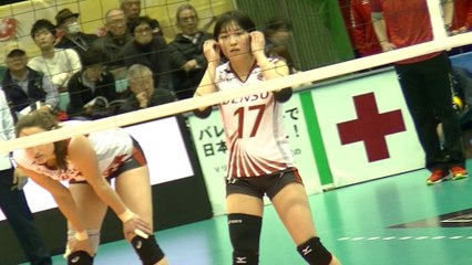 田原愛里選手(Airi Tahara)デンソーエアリービーズ【女子ﾊﾞﾚｰﾎﾞｰﾙVﾌﾟﾚﾐｱﾘｰｸﾞﾌｧｲﾅﾙﾗｳﾝﾄﾞ2017-2018】2018.2.24川崎市とどろきアリーナ