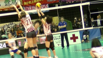 田原愛里選手その③(Airi Tahara)デンソーエアリービーズ【女子ﾊﾞﾚｰﾎﾞｰﾙVﾌﾟﾚﾐｱﾘｰｸﾞﾌｧｲﾅﾙﾗｳﾝﾄﾞ2017-2018】2018.2.24川崎市とどろきアリーナ