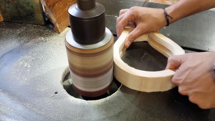 Wooden Light Bulb Shaped Lamp (FS Woodworking)