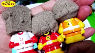 ❤キネティックサンドでアンパンマン アニメ＆おもちゃ Anpanman Toys Animation
