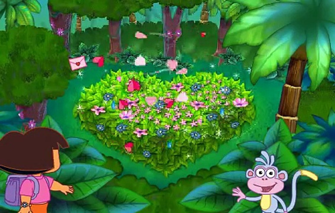 Dora and the Lost Valentine - Dora the Explorer Valentines Day Adventure Cartoon Video Game *