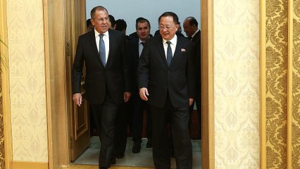 Rusya Dışişleri Bakanı Kuzey Kore'de