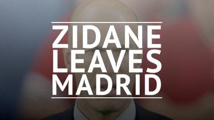 Скачать видео: FOOTBALL: La Liga: Zinedine Zidane leaves Real Madrid