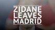 FOOTBALL: La Liga: Zinedine Zidane leaves Real Madrid