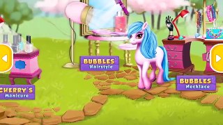 Fun Care - Baby Learn Colors with Pony Sisters - Care Makeover Bath Time Dress Up Kids Games