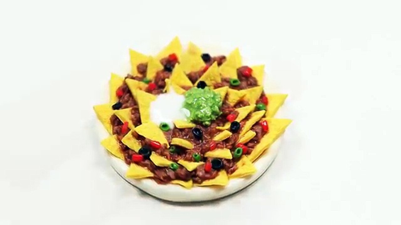 polymer clay Nachos TUTORIAL | polymer clay food