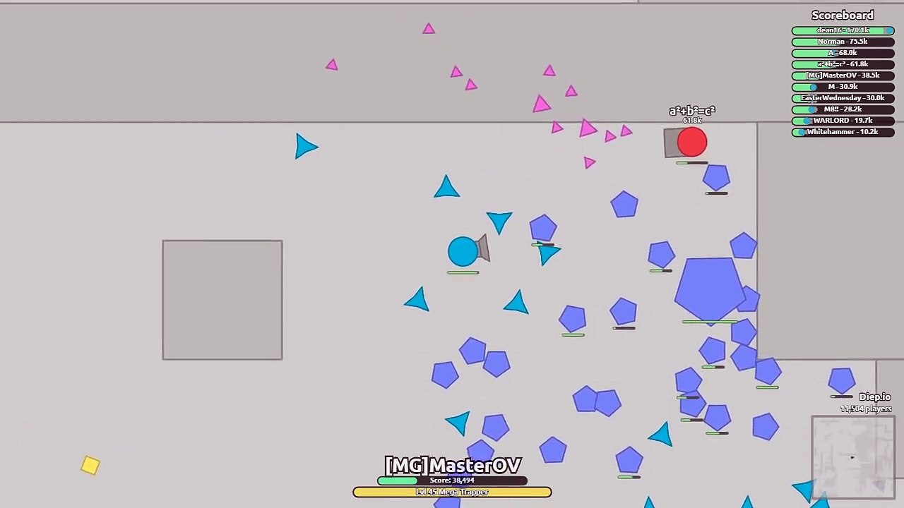 The Underestimated Mega Trapper - Diep.io Mega Trapper Montage