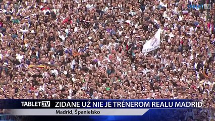 ZIDANE UŽ NIE JE TRÉNEROM REALU MADRID