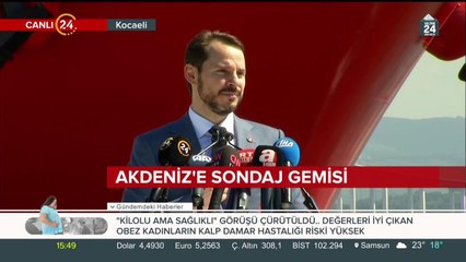 Akdeniz'e sondaj gemisi