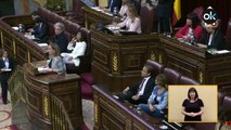 Ana Oramas (Coalición Canaria) durante la moción de censura