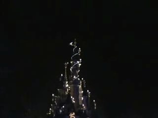 Illumination du chateau - 15 ans de Disneyland Paris