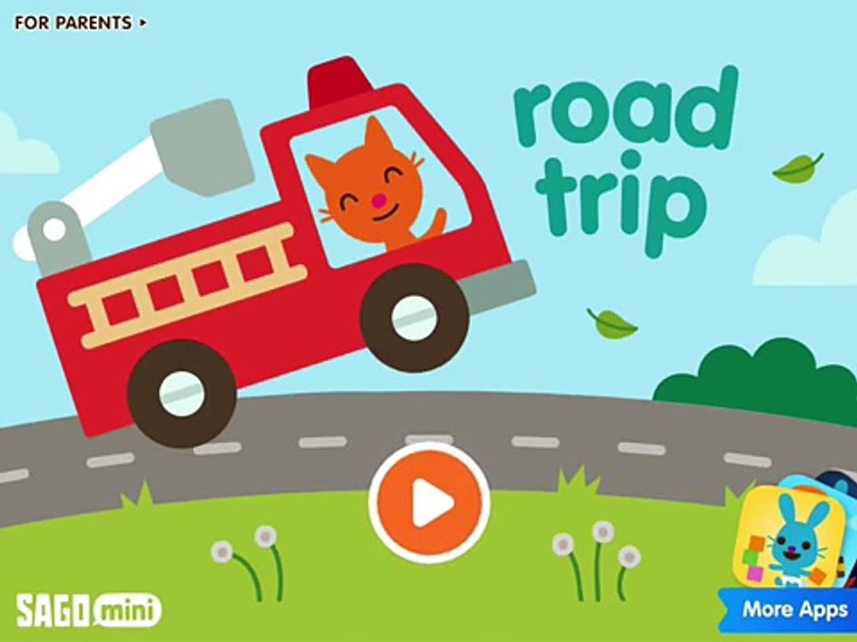 Sago Mini Road Trip | School bus | Саго Мини В Путь-Дорогу - Childrens cartoon game