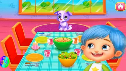 Pequeño Ayudante de Papá - Limpieza y cocina para niños - Divertido juego de dibujos animados