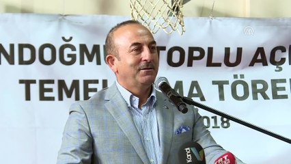 Dışişleri Bakanı Çavuşoğlu :'Elektriği olmayan yaylalara da elektrik götüreceğiz' - ANTALYA