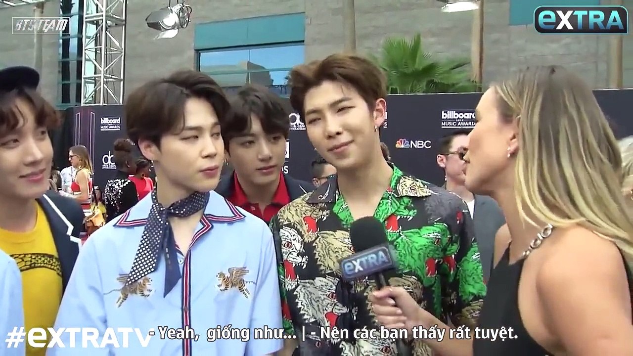 [Vietsub] 180521 BTS interview with E!, Billboard, Extratv @ BBMAs [BTS Team]
