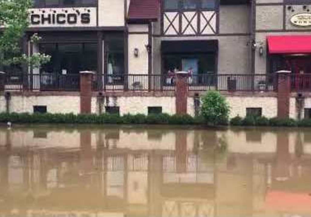Streets Submerged in Water as North Carolina Hit by Flash Flooding