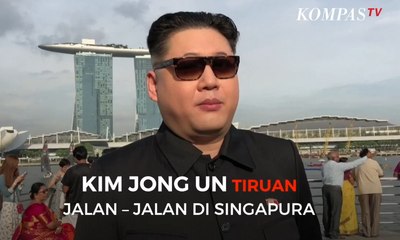 Kim Jong Un "KW" Jalan-jalan ke Singapura, Warga Antusias