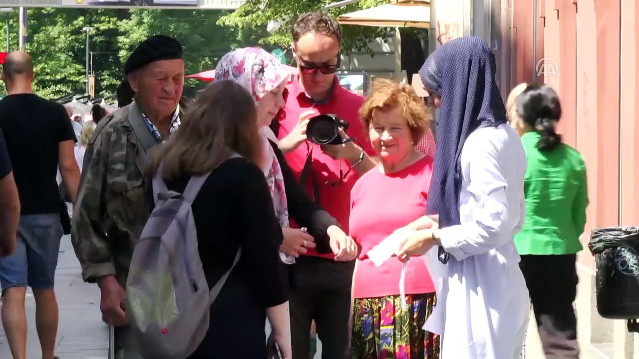 Bosna Hersek'te 'Beyaz Kurdele Günü' - PRİJEDOR