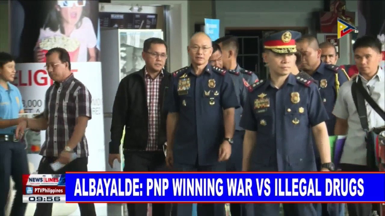 Albayalde: PNP winning war vs. illegal drugs
