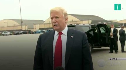 "On va s'amuser", lance Trump avant de rencontrer des familles de victimes de la tuerie de Santa Fe
