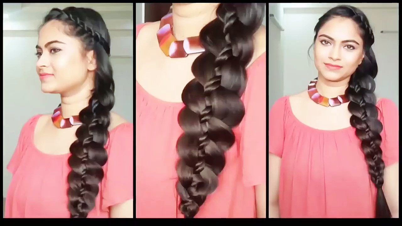 4 strand Rope Twist Braid // Easy hairstyles fo...