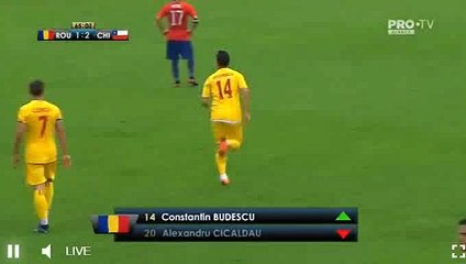 Ciprian Deac Goal - Romania 2-2 Chile 31-05-2018