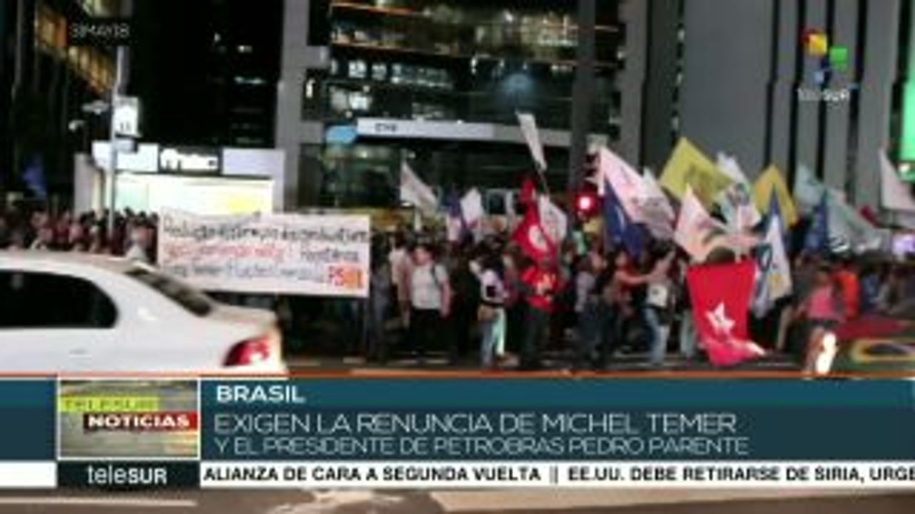 teleSUR noticias. Brasil: petroleros realizan paro de 72 horas