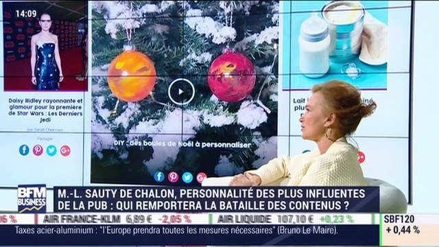 Marie-Laure Sauty de Chalon, ancienne PDG d'Auféminin - 31/05 (1/2)