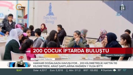 Deniz Feneri Derneği'nden yetimlere iftar