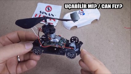 Helicopter Car can Fly? - Experiment! - Uçan Araba Denemesi
