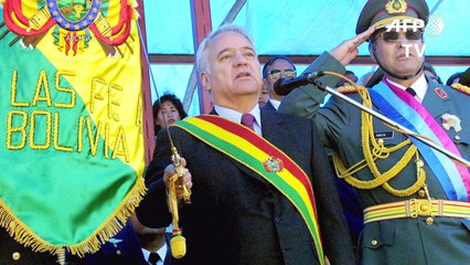 Expresidente boliviano librado por masacre de 2003